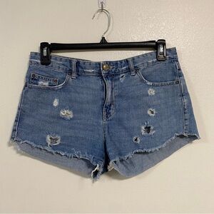 Free People Shorts Women’s Size 29/8 Light Wash Cut Off Daisy Duke Jean Shorts